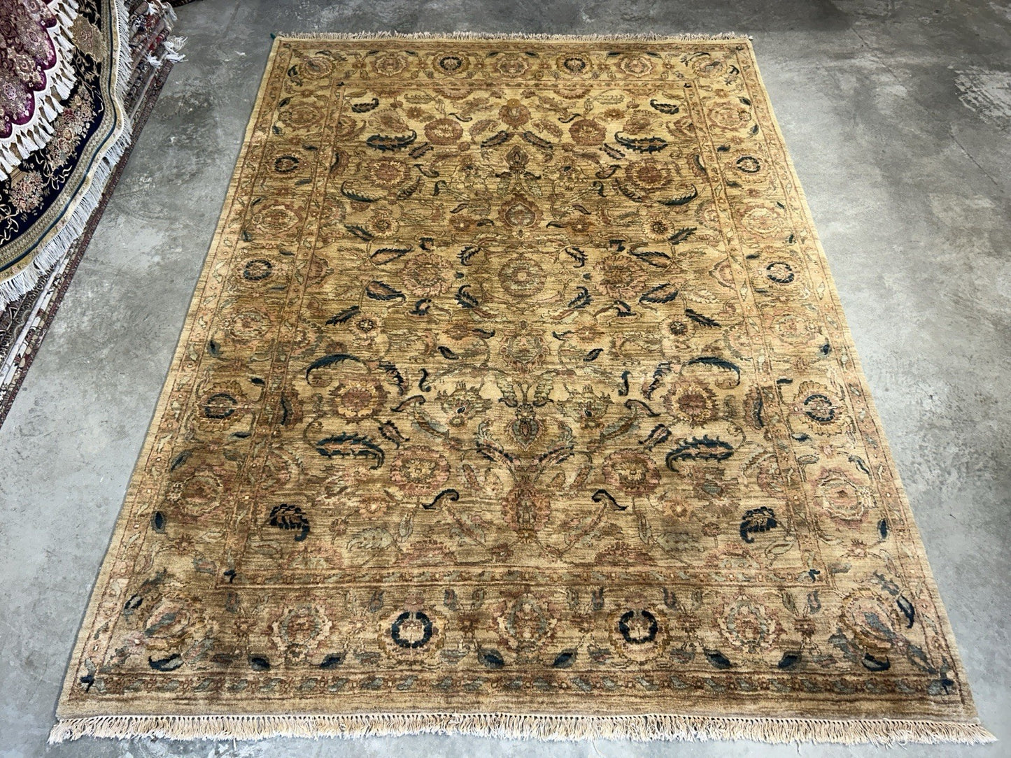 8’x10’ Hand-Knotted 100% Wool Pile Oriental Area Rug - Carpet