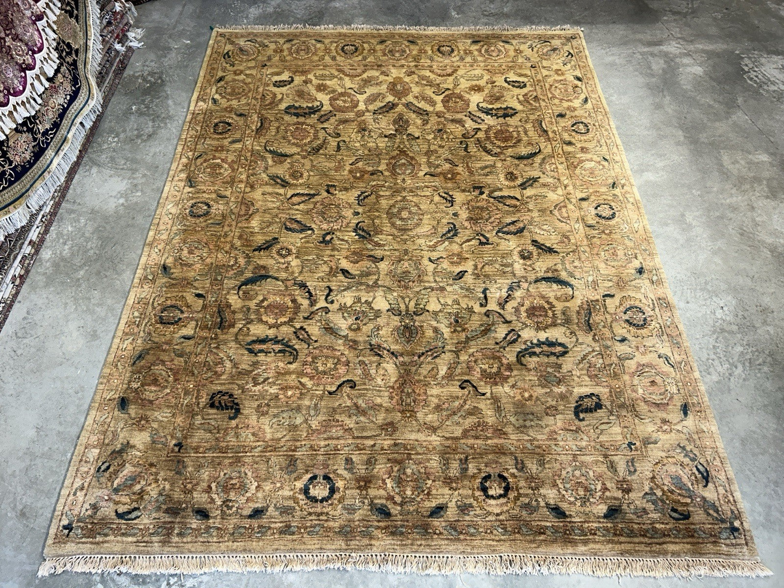 8’x10’ Hand-Knotted 100% Wool Pile Oriental Area Rug - Carpet