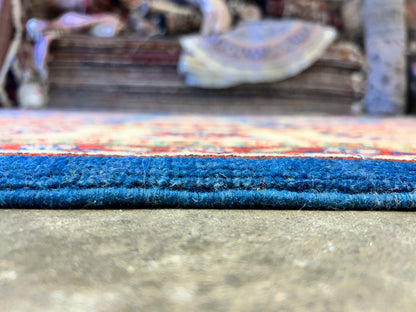 9'x12' Hand-Knotted 100% Wool Pile Kazak Rug