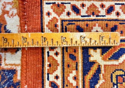 6'x9' Hand-Knotted 100% Wool Pile Bidjare Design Carpet - Area Rug