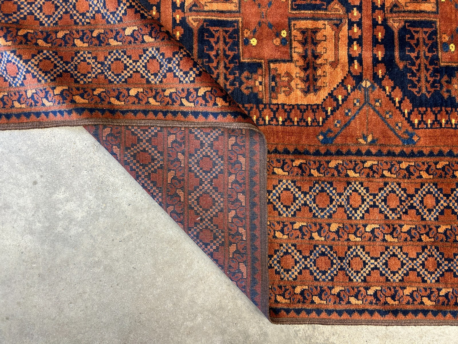 8'8"x12'1" Hand-Knotted 100%  Wool Pile Bokhara Rug