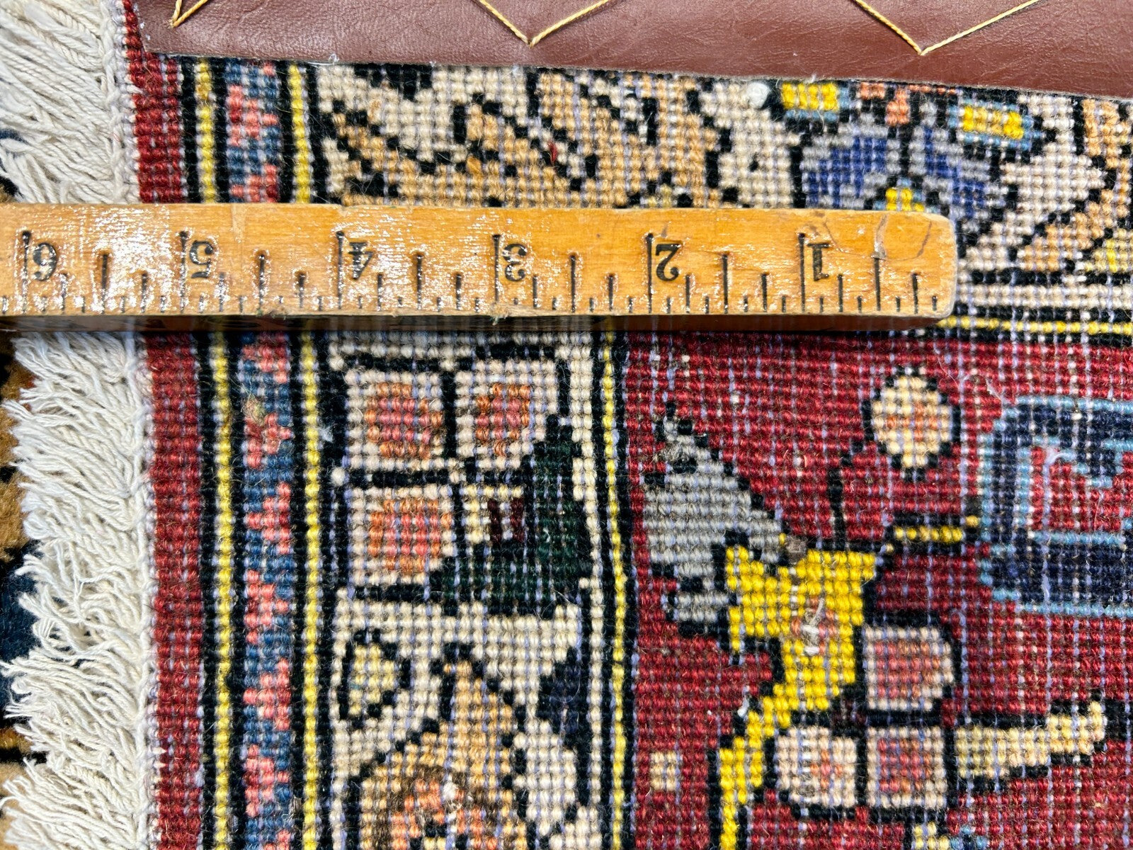 6'10"x10'2" Hand-Knotted 100% Lamb Wool Bakhtiarie Carpet - Area Rug