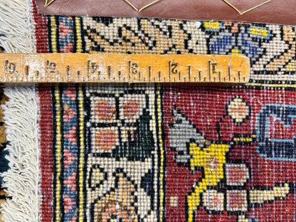 6'10"x10'2" Hand-Knotted 100% Lamb Wool Bakhtiarie Carpet - Area Rug