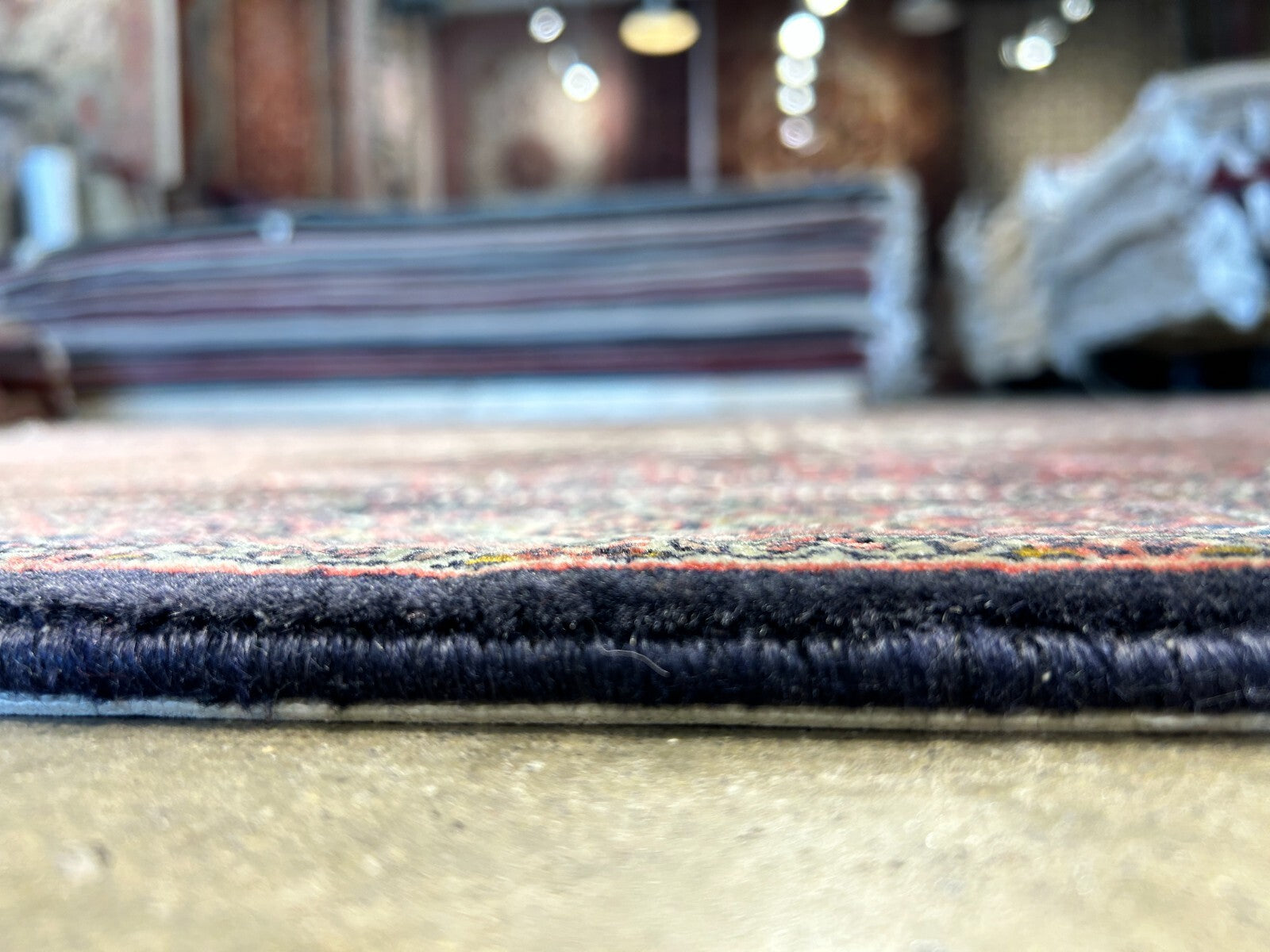 3'8"x5'10" Hand-Knotted 100% Wool Bidjare Carpet - Area Rug