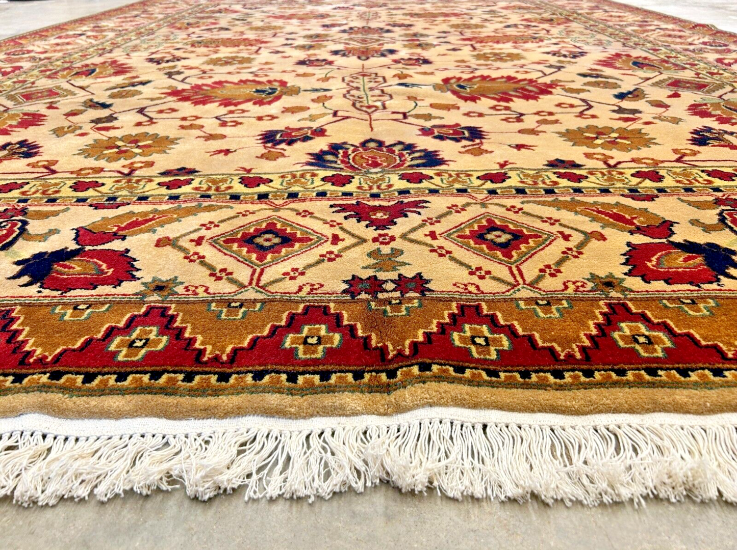 8'11" x 12' Hand-Knotted 100% Wool Carpet - Herize Design Area Rug