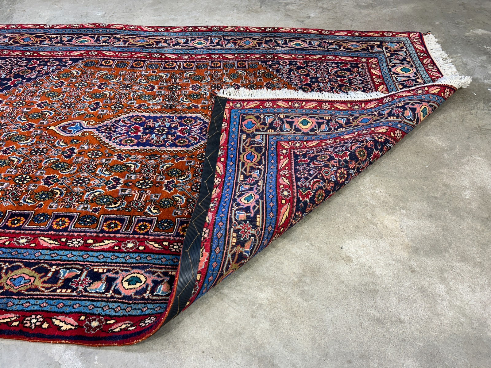 4'8"x7'2" Hand-Knotted 100% Wool Pile Bidjare Area Rug - Carpet