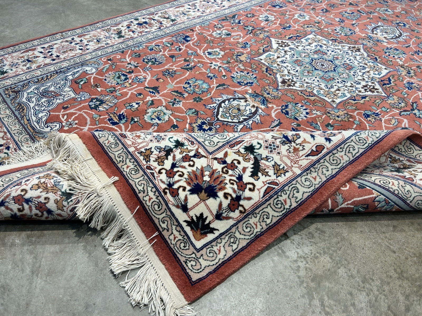 6'0"x9'1" Hand-Knotted 100% Wool Pile SinoPersian Carpet - Area Rug