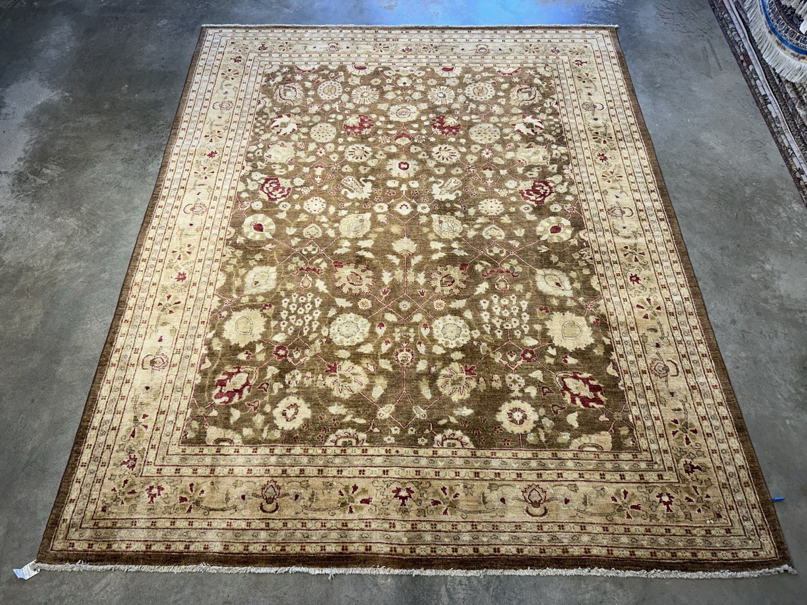 8’1”x9’11” Hand-Knotted 100% Wool Pile Oriental Area Rug - Carpet
