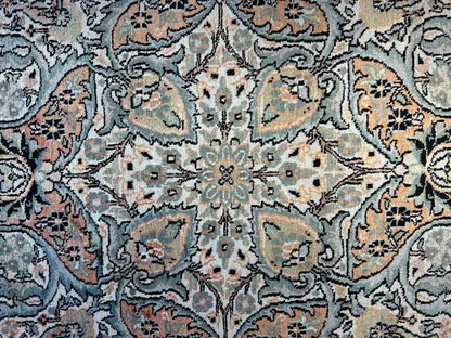 9'x12'6" Hand-Knotted 100%  Kashmiri Silk Pile Area Rug