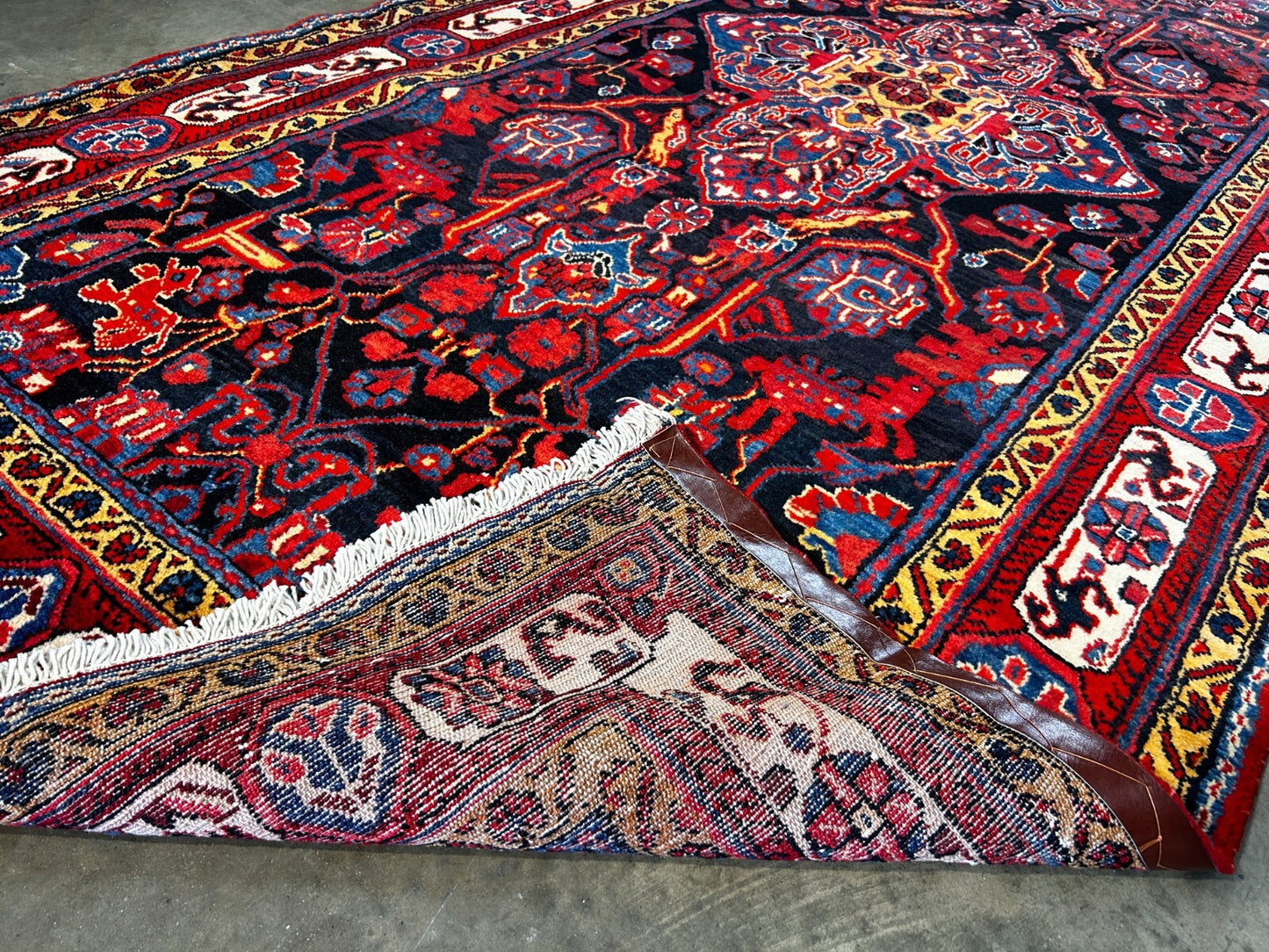 5'0" x 9'5'' Hand-Knotted 100% Lamb Wool Pile Nahavande Area Rug