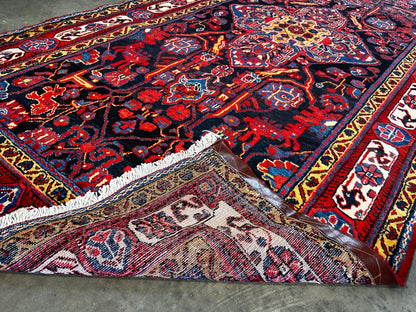 5'0" x 9'5'' Hand-Knotted 100% Lamb Wool Pile Nahavande Area Rug