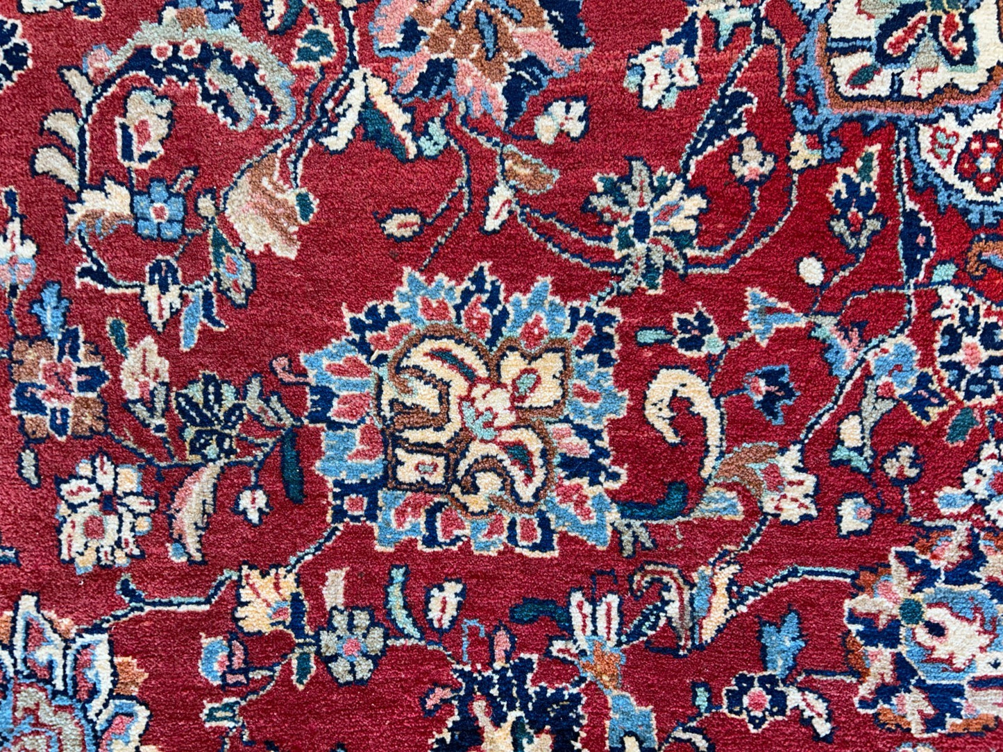 9'3"x12'6" Hand-Knotted 100% Wool Pile Mashade Rug