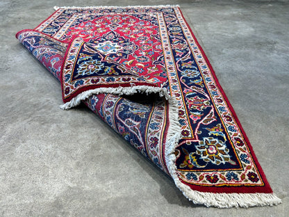 3'3"x5'6'' Hand-Knotted 100% Wool Persiane Kashane Area Rug