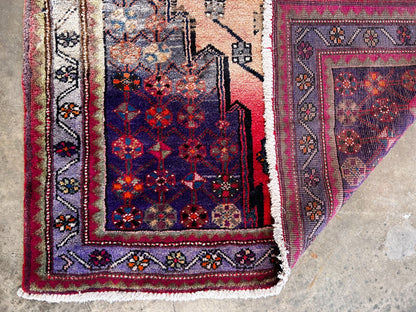 5'1" x 8'10" Hand-Knotted 100% Lamb Wool Carpet - Mousele Area Rug