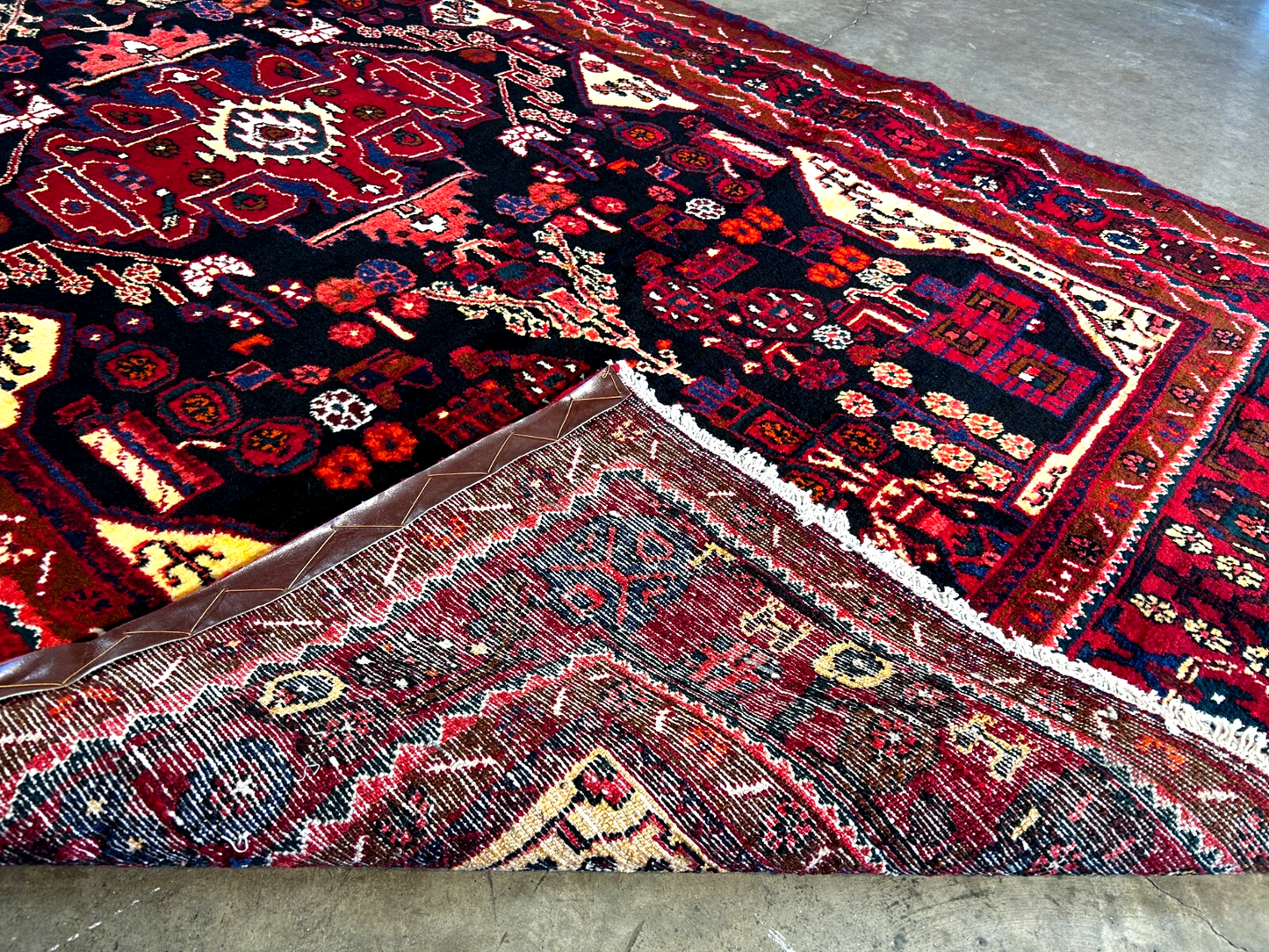 5'6" x 9'1'' Hand-Knotted 100% Lamb Wool Pile Nahavande Area Rug - Carpet