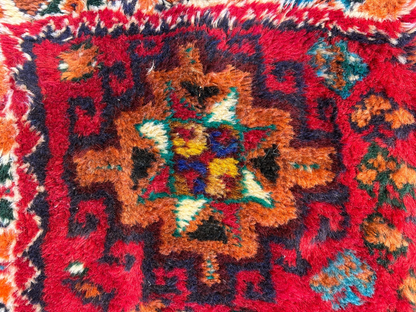 4'2"x5'3" Gorgeous Hand-Knotted 100% Wool Pile Pictorial Area Rug - Carpet