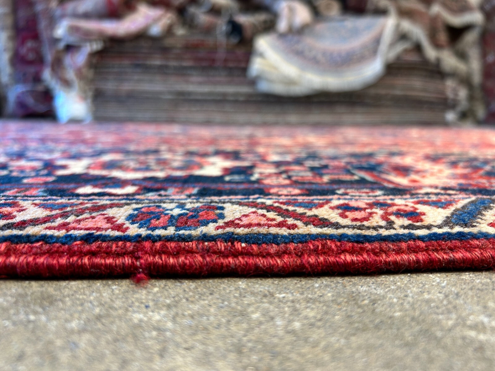 8'5"x11'9" Hand-Knotted 100% Wool Pile Herize Rug