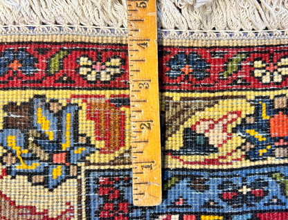 3'3"x4'9" Hand-Knotted 100% Lamb Wool Bakhtiarie Area Rug