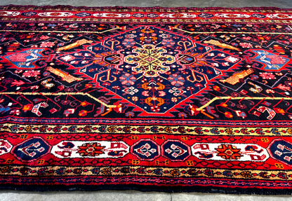 5'6" x 10'5" Hand-Knotted 100% Wool Carpet - Nahavande Area Rug