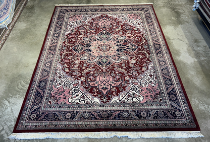 9'x11'9" Hand-Knotted 100% Wool Pile Herize Rug