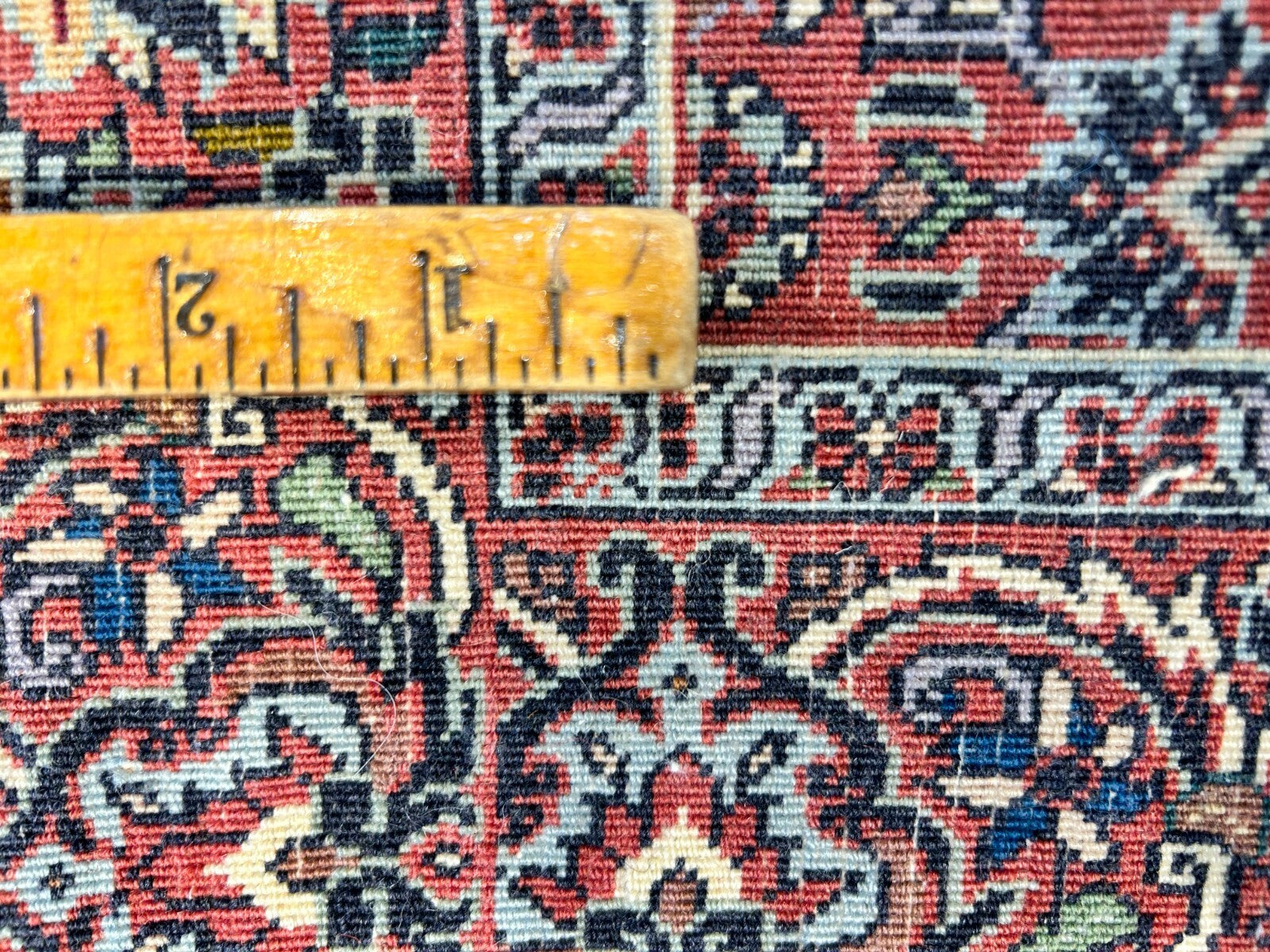 3'8"x5'10" Hand-Knotted 100% Wool Bidjare Carpet - Area Rug