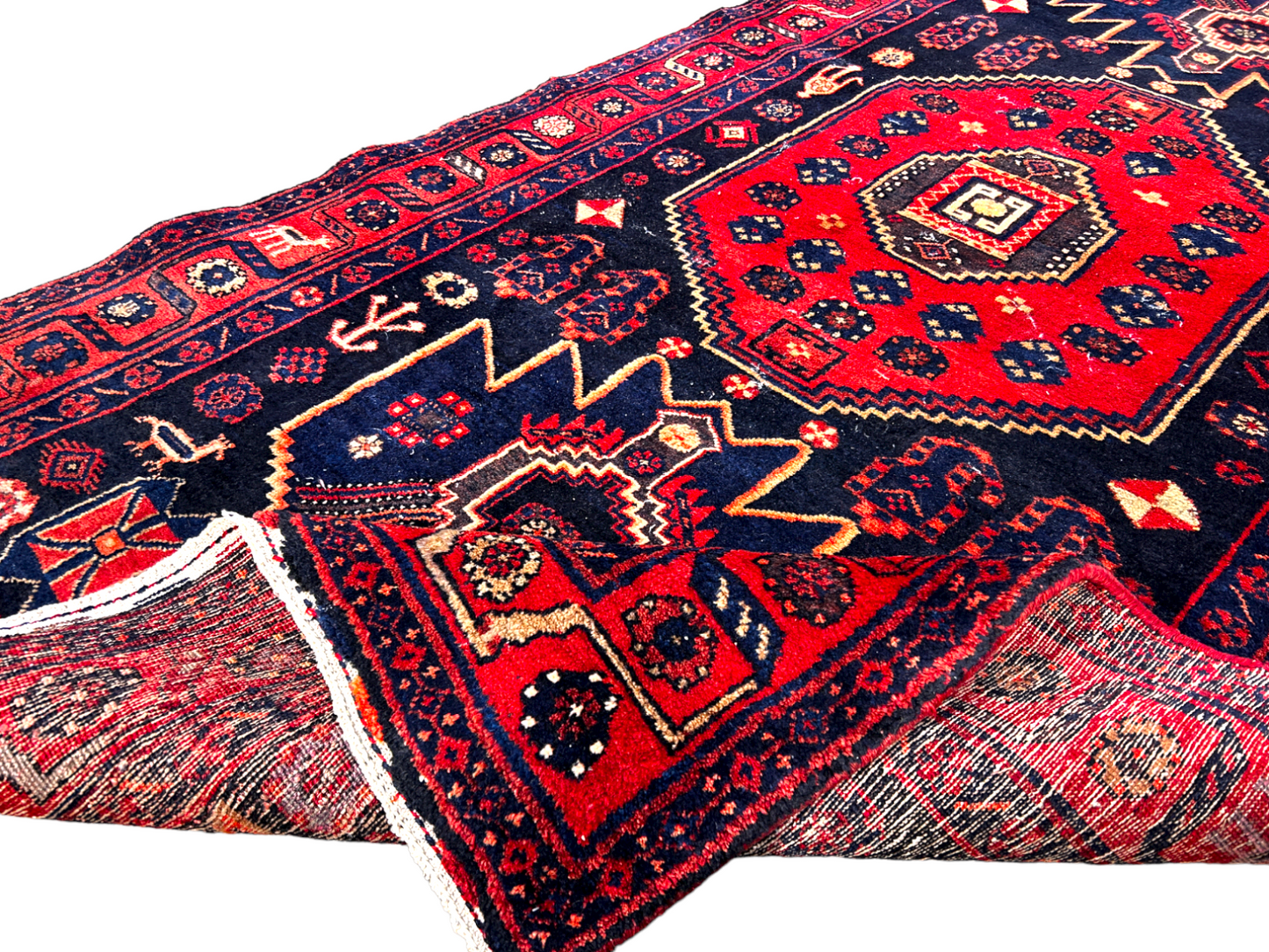 4'7" x 9'5" Hand-Knotted 100% Wool Carpet - Bidjare Area Rug