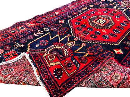 4'7" x 9'5" Hand-Knotted 100% Wool Carpet - Bidjare Area Rug