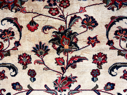 5'1" x 10'3" Hand-Knotted 100% Wool Pile Nahavande Area Rug - Carpet
