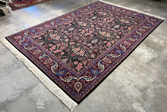 6'x9' Hand-Knotted 100% Wool Pile SinoPersian Carpet - Area Rug