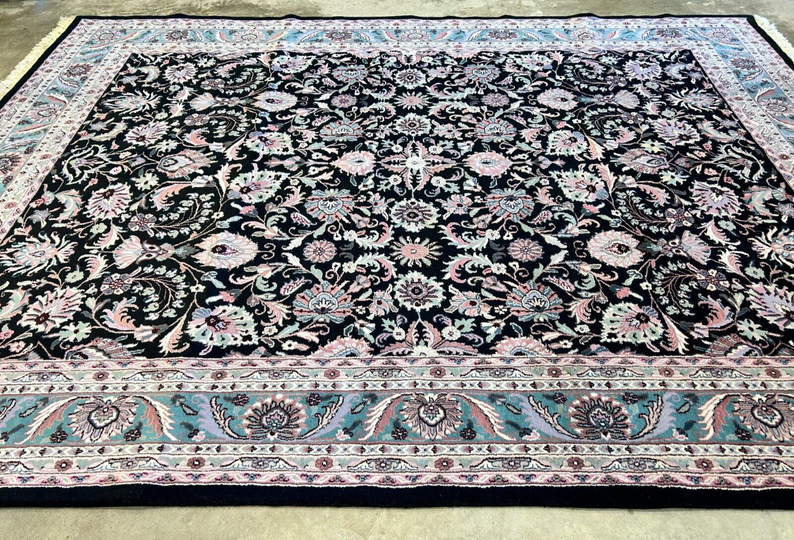 8'10" x 11'10" Hand-Knotted 100% Wool Carpet - Kashane Design Area Rug