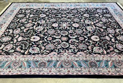 8'10" x 11'10" Hand-Knotted 100% Wool Carpet - Kashane Design Area Rug