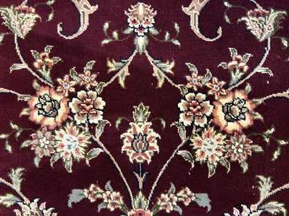 9'x12' Hand-Knotted Wool & Silk Pile SinoPersian Rug