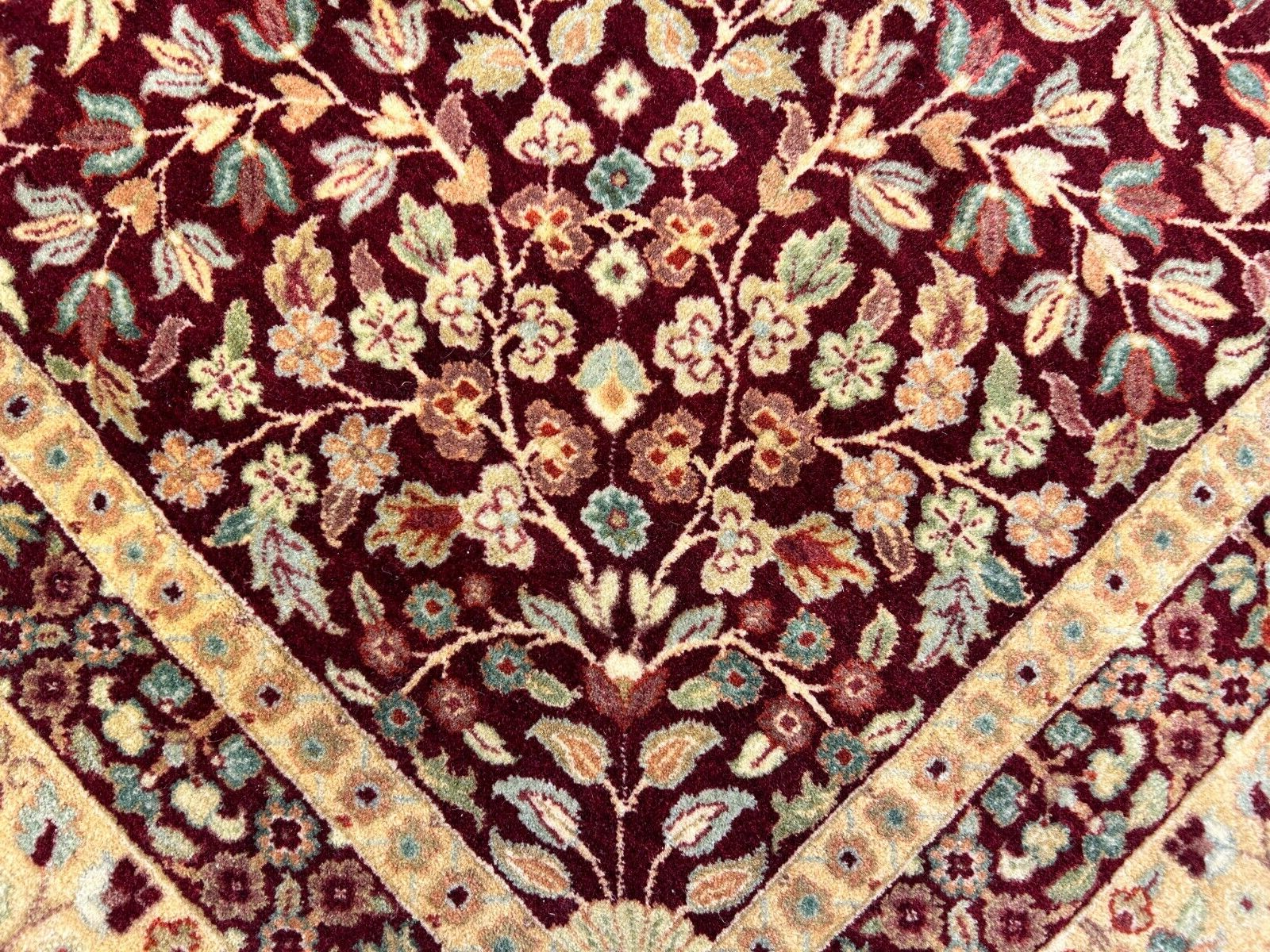 9'x12' Hand-Knotted 100% Lamb Wool Pile Persiane Design Carpet - Area Rug