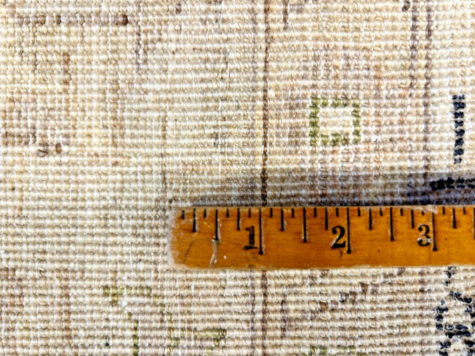 6'6"x9'6" Hand-Knotted 100% Wool Pile Afghan Carpet - Area Rug