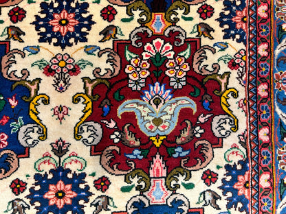 3'x5'1" Hand-Knotted 100% Wool Pile Bakhtiarie Area Rug