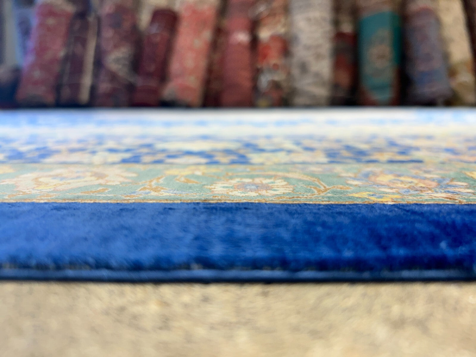 10'1"x13'1" Exquisite Signed Hand-Knotted 100% Silk Qume Rug