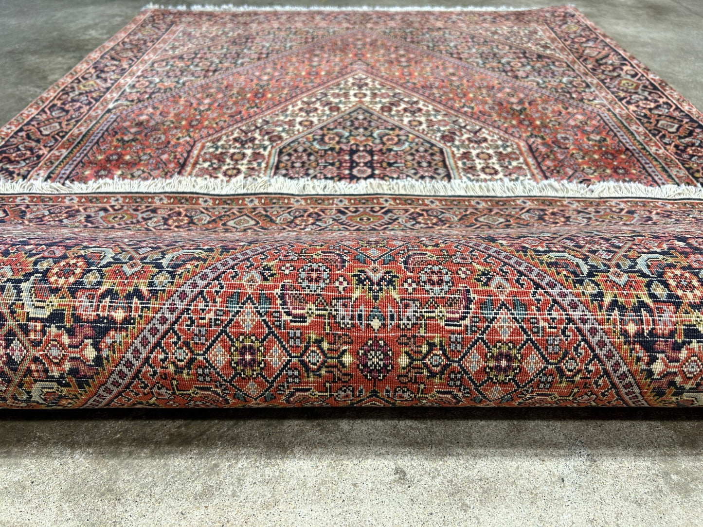 3'8"x5'8" Hand-Knotted 100% Wool Bidjare Carpet - Area Rug
