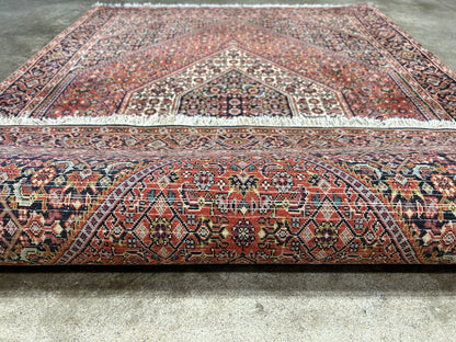 3'8"x5'8" Hand-Knotted 100% Wool Bidjare Carpet - Area Rug