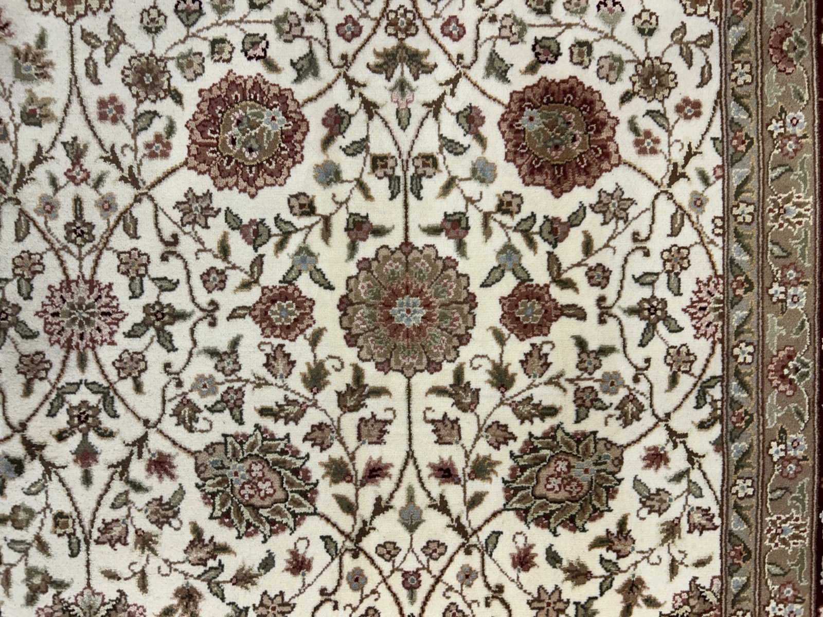 9'x12' Very Fine Hand-Knotted 100% Lamb Wool Pile PakPersian Rug