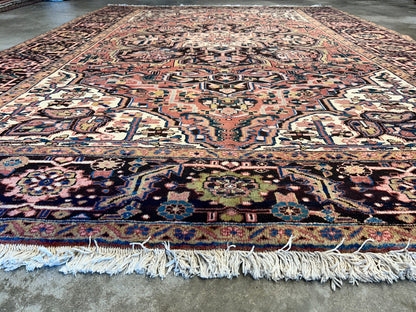8'x11'3" Hand-Knotted 100% Wool Pile Herize Rug