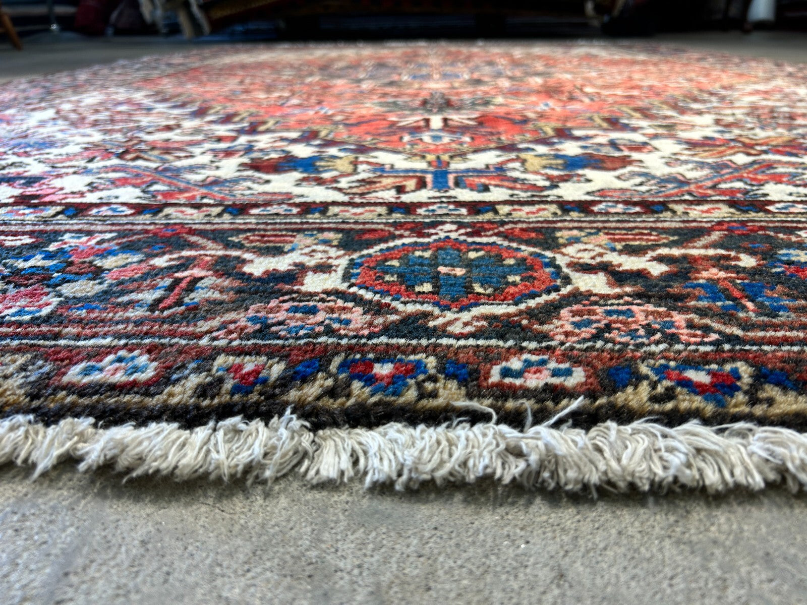 6'7"x9'7" Hand-Knotted 100% Lamb Wool Herize Carpet - Area Rug