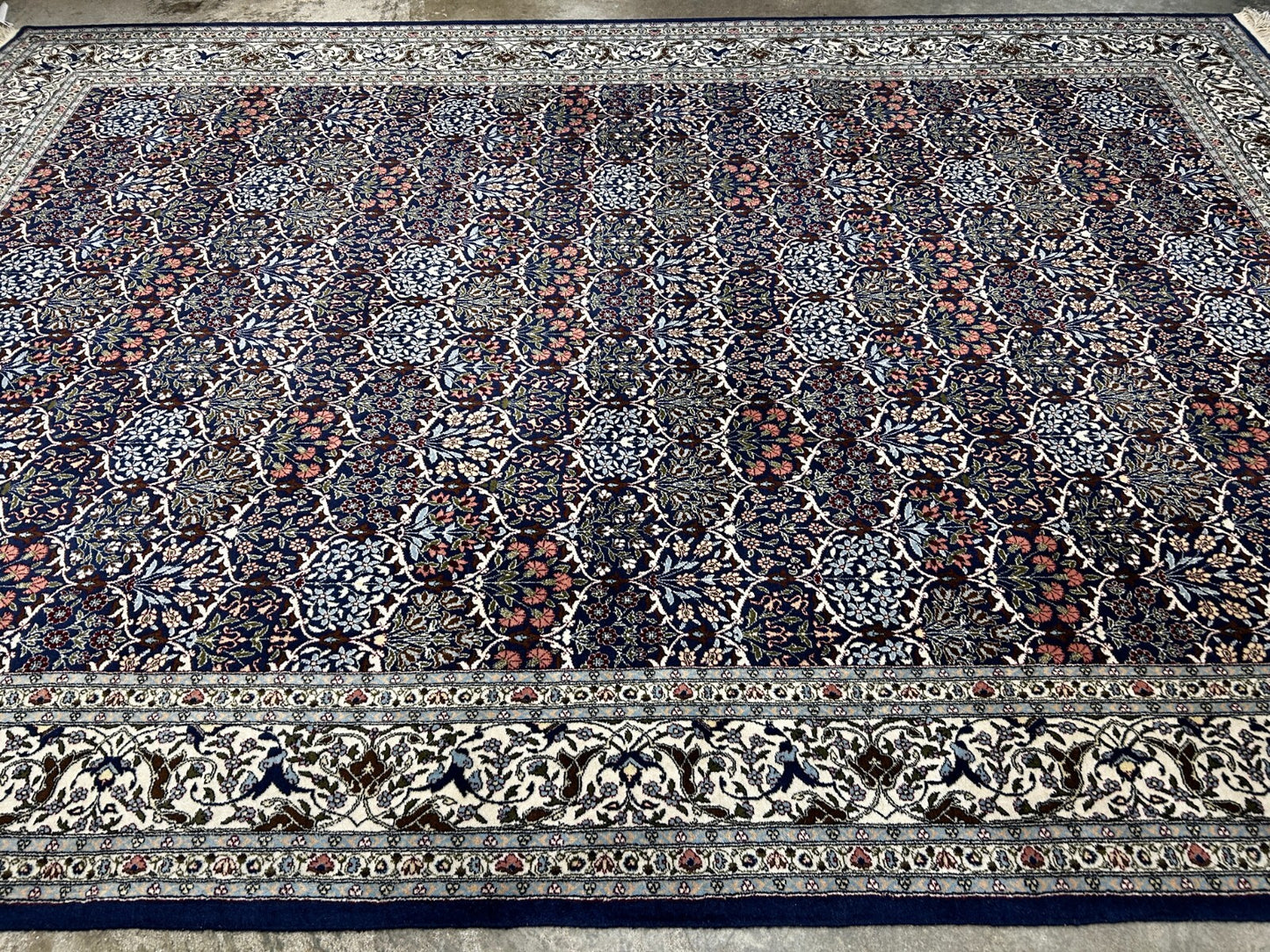 7'3"x10'10'' Hand-Knotted 100% Wool Pile Hereke Area Rug