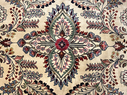 9'x12' Hand-Knotted 100% Lamb Wool Pile Sarouk Carpet - Area Rug