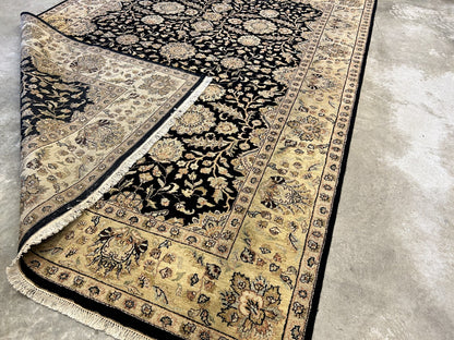 8'10"x12'7" Hand-Knotted 100% Lamb Wool IndoAgra Carpet - Area Rug