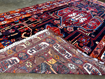 5'5" x 10'4'' Hand-Knotted 100% Lamb Wool Carpet - Nahavande Area Rug