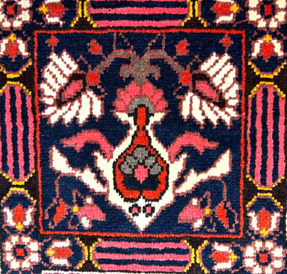 6'11"x10'3" Hand-Knotted 100% Lamb Wool Bakhtiarie Carpet - Area Rug