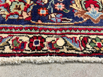 6'7"x9'9" Antique Hand-Knotted Wool Oriental Rug - Area Carpet