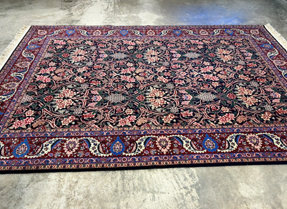 6'x9' Hand-Knotted 100% Wool Pile SinoPersian Carpet - Area Rug