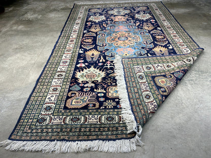 6'x9'10" Hand-Knotted 100% Wool Pile Ardabile Carpet - Area Rug