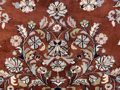 8’1”x9’11” Hand-Knotted 100% Wool Pile Oriental Area Rug - Carpet